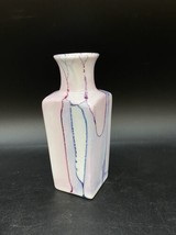 M Kute Studio Art Pottery 6” Vase 1990 Iridescent Glaze Luster - £19.16 GBP
