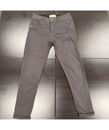 Democracy Ankle Pants Ab Solution Stretch Casual Trousers Gray Size 2 - $34.17 CAD