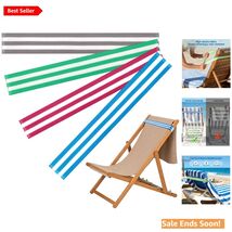 Beach Towel Bands 4-Pack Resistant Striped Elastic Holders for Pool Crui... - $21.73