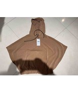 Mango SLEEVLESS LIGHT HOODIE NWT SIZE S  TAN COLOR - $33.01 CAD