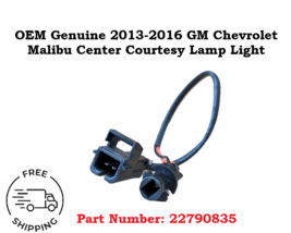 22790835 OEM Genuine GM 2013-2016 Chevrolet Malibu Center Courtesy Lamp ... - $15.83