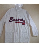 ATLANTA BRAVES Raincoat 1995 One Size PVC Vinyl MLB Jacket KELLOGG&#39;S K95... - £23.26 GBP