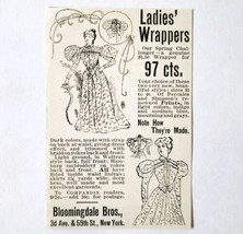 Bloomingdale Bros Ladies Wrap 1897 Advertisement Victorian Fashion ADBN1A8 - $19.99
