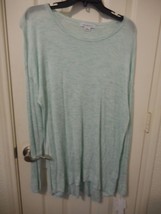 Liz Claiborne Long Sleeve Sweater Cockatoo Green Size X-LARGE NEW $45 - $16.02