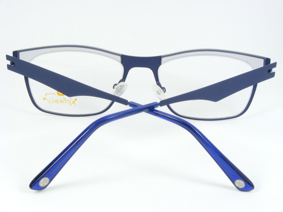 Xclusiv Xc-T01-44 F22-38 BLUE UNIQUE RARE EYEGLASSES GLASSES 50-18-140mm Germany Item image 3
