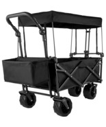 VEVOR 220lbs Collapsible Garden Cart w/Canopy - $1,826.93 MXN
