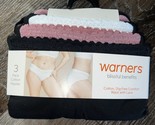 Warner&#39;s ~ 3-Pair Womens Cotton Blend Hipster Underwear Panties (B) ~ 2XL/9 - £17.31 GBP