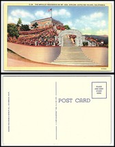 CALIFORNIA Postcard - Avalon, Catalina Island, Wrigley Residence on Mt. Ada F14 - £3.14 GBP