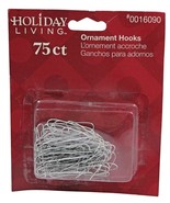 Ornament Hook Hangers 1.5&quot; - 75ct Silver Christmas Tree Holiday Decorating - £3.77 GBP