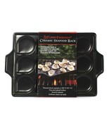 Charcoal Companion Flame Friendly Ceramic Seafood Rack Non Stick Glaze S... - £23.94 GBP