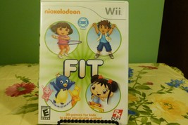 Nickelodeon Fit (Nintendo Wii 2010) Complete w/ Manual - Tested Working - VG+ 1x - £12.52 GBP
