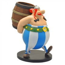 Obelix holding barrel resin figurine statue. Official Asterix product New - $159.99