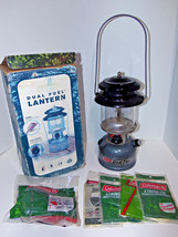 Vintage Working Coleman Dual Fuel 2-Mantle Lantern Model 285-700 w Box &amp; Extras - £100.95 GBP