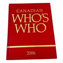 Canadian Whos Who 2006 Vol XLI Biography Genealogy U of Toronto HC Canada - £124.17 GBP