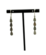 Jane Diaz Sterling Silver Triangle Mobile Drop Earrings - $102.47