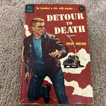 Detour to Death Crime Thriller Paperback Book by Helen Nielsen Dell Book 1953 - £9.70 GBP
