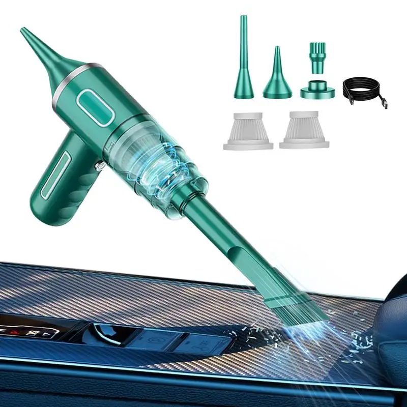 Suction Power Electric Air Duster Car Wireless Vacuum Cleaner Handheld Cleaning - £26.00 GBP+