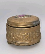 Vintage 1930s Vanity Powder Puff Wind Up Music Box  - $54.45