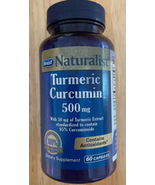 Rexall Naturalist Turmeric Curcumin 500mg 180 Caps Antioxidants Immunity... - $9.89