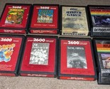 Lot Of 8 Atari 2600 Red Label /Epyx/Imagic Games All Tested - $45.53