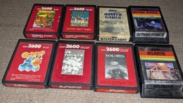 Lot Of 8 Atari 2600 Red Label /Epyx/Imagic Games All Tested - £35.97 GBP
