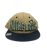 Notre Dame Fighting Irish Top of the World Hat Snapback Blue Gold Big Lo... - £21.86 GBP