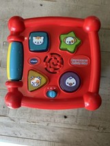 Vtech Busy Learners Activity Cube PURPLE Musical, Clean Ages 6 Months To... - $19.99