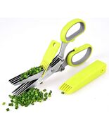 Kitchen Herb Scissors with 5 Stainless Steel Blades - $7.44
