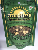 Mumm&#39;s Sprouting Seeds-Crunchy Bean Mix 125 GR/4.4oz Organic Sprout Seeds-SHIP24 - £14.93 GBP