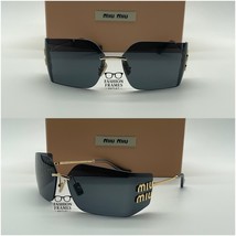 Miu Miu SMU54YS Rimless Gold Sunglasses 5AK-30B with Light Gray Lenses -... - $293.02