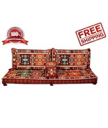 Arabic Turkish Ottoman Corner Set COVER ONLY Sofa Cushion pillows Lounge... - £135.47 GBP