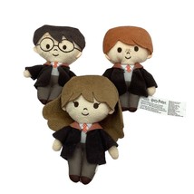 Wisarding World Harry Potter Mini Plush Lot Set of Three Hermione Ron - $26.16