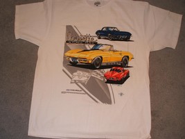 Corvette Sting Ray Trio on a new extra large (XL) white tee shirt  - $20.00