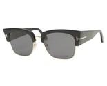Tom Ford Dakota-02 554 01A Shiny Black Gold Unisex Sunglasses 55-20-140 ... - £121.89 GBP