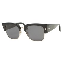 Tom Ford Dakota-02 554 01A Shiny Black Gold Unisex Sunglasses 55-20-140 ... - £119.47 GBP