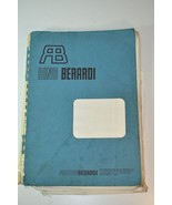 Rino Berardi Machine Machinist Operation Users Manual  *( In Italian )* - $270.11 CAD