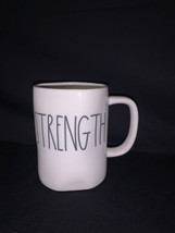 Rae Dunn Artisian Collection by Magenta Coffee Mug “STRENGTH” Tea Hot Chocolate - £6.26 GBP