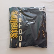 NFL Team Apparel Men's Black Pittsburgh Steelers Long Sleeve Cotton T-Shirt L image 7