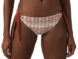 prAna Audrey Size Small (S) Mid Rise Tunnel Tie Side Bikini Bottoms Rosa... - $28.02 CAD