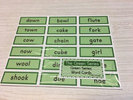 The Green Series - Word Cards (180 words) Montessori - £16.96 GBP