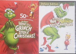 Dr. Seuss&#39; How The Grinch Stole Christmas! 50th Annniversary Deluxe Edition DVD - £5.55 GBP