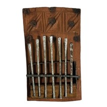 African Kalimba Piano Wood Thumb Piano Folk Art 3 1/2&quot; x 5 1/2&quot; Signed J... - £26.16 GBP