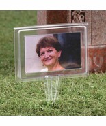 Loved Ones Lost Memorial Cemetery Gravesite Clear Picture Photo Frame St... - $45.70 CAD