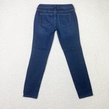 Sonoma Skinny Jean Womens 6 Stretch Midrise Dark Blue Denim Pants 32x29 - £6.82 GBP