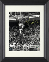 Shawn Kemp signed Seattle SuperSonics NBA B&amp;W 8X10 Photo Custom Framing- JSA (19 - £93.48 GBP