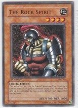 M) Yugioh - Konami - Yu-Gi-Uh! - The Rock Spirit - LON-069 - Trading Card - £1.57 GBP