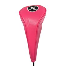 NEW PINK NEOPRENE #X FAIRWAY WOOD GOLF CLUB ZIPPER HEADCOVER SET HEAD COVER - $14.65