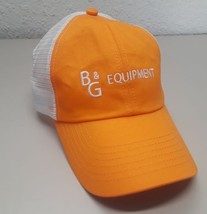 Trucker Cap Hat Industrial: B&amp;G Equipment Orange/White - $21.77
