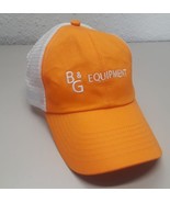 Trucker Cap Hat Industrial: B&amp;G Equipment Orange/White - $401.68 MXN