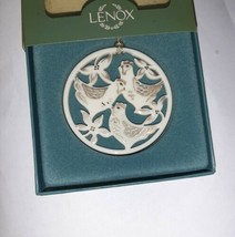 Lenox 12 days of Christmas Ornament Three 3 French Hens With Box 1989 - £21.61 GBP